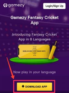 Gamezy app