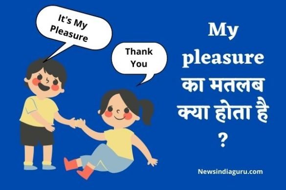 My Pleasure Meaning In Hindi