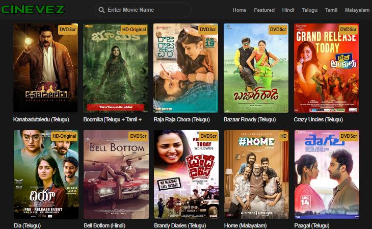 Cinevez: Download HD Movies Telugu, Hindi, Tamil in 2022